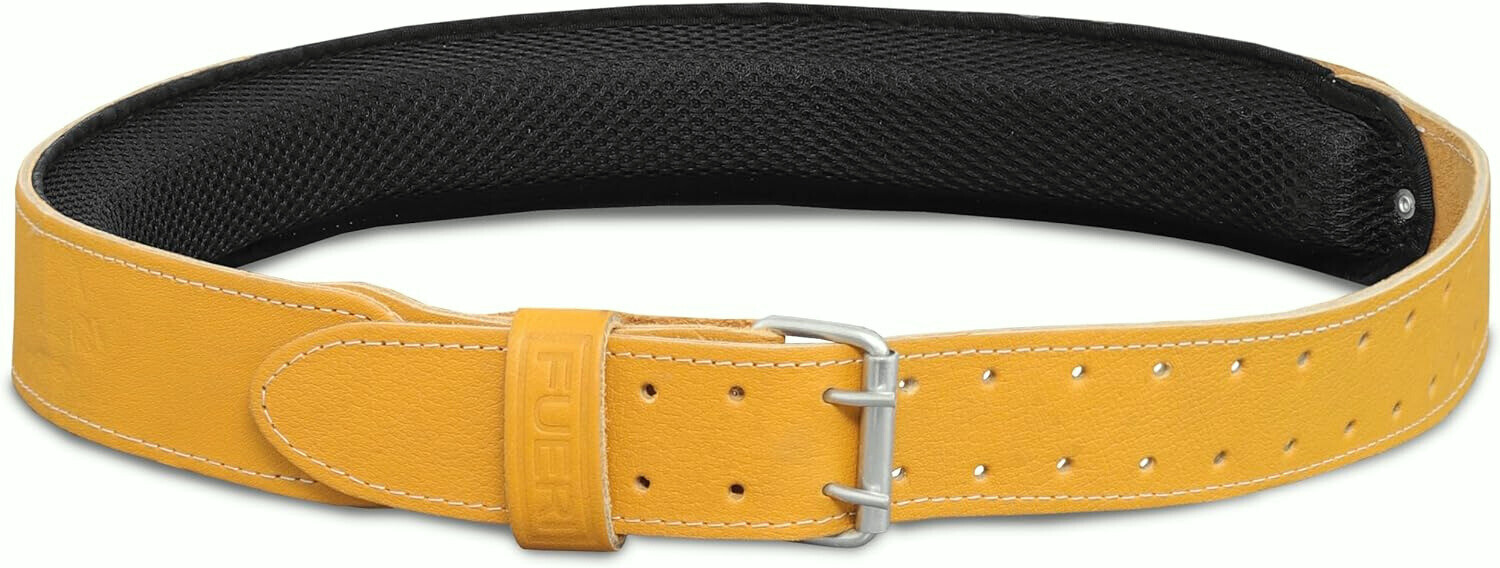 FUERI Leather Tool Work belt for men 2.5″ Foam Padded Thick Tool Pouch Belts