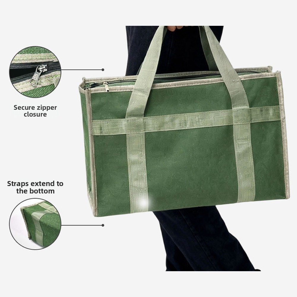 Multi Functional Canvas Tool Kit with Spacious Storage and Reinforced Stitching
