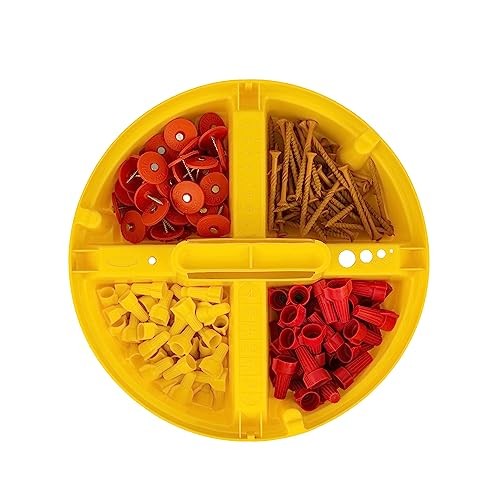 Bucket Boss – Stacker Small Parts 1 Count (Pack of 1), Yellow