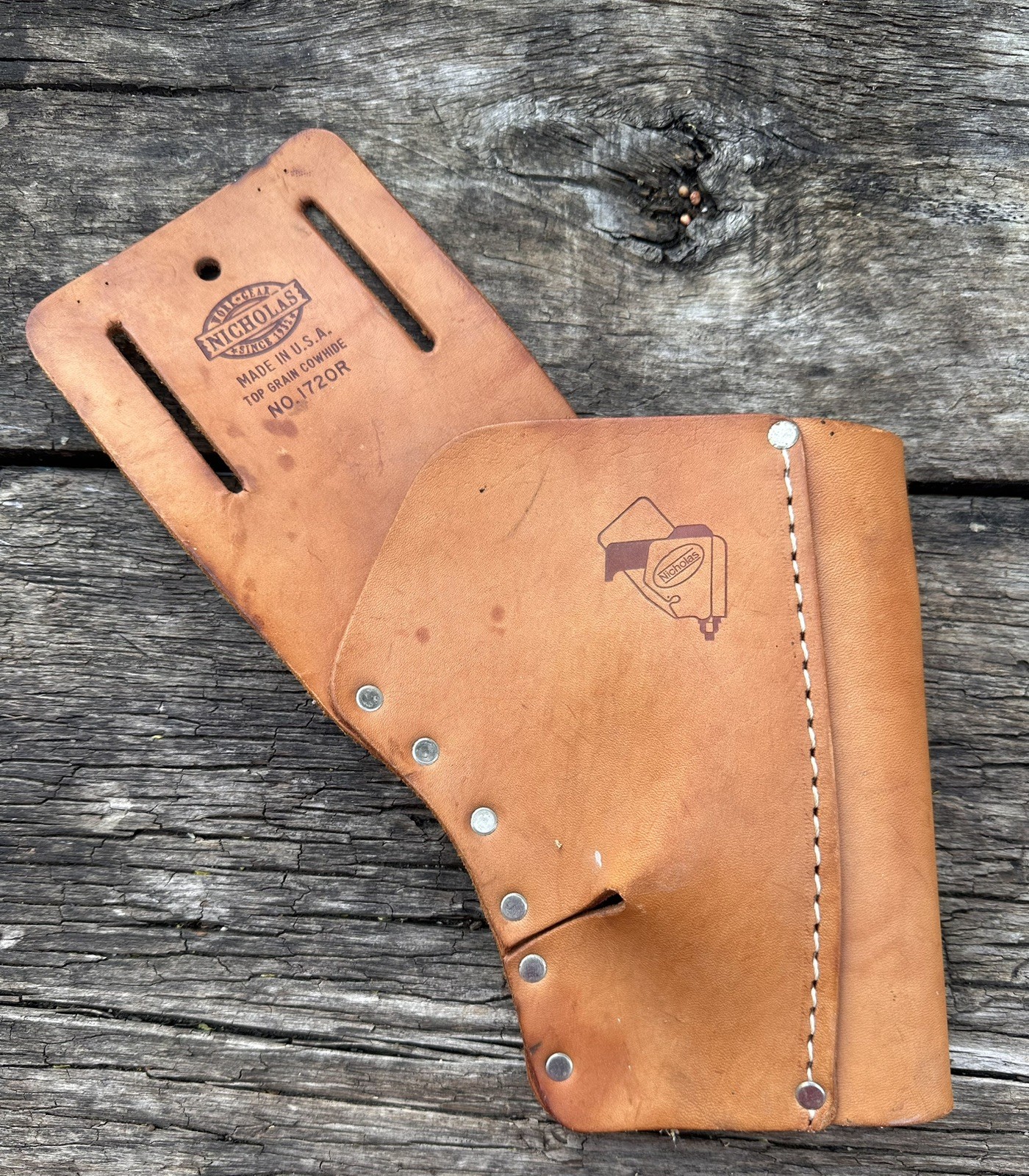 Nicholas Work Gear Vintage Leather Drill Holster 1720R Pods Never Used