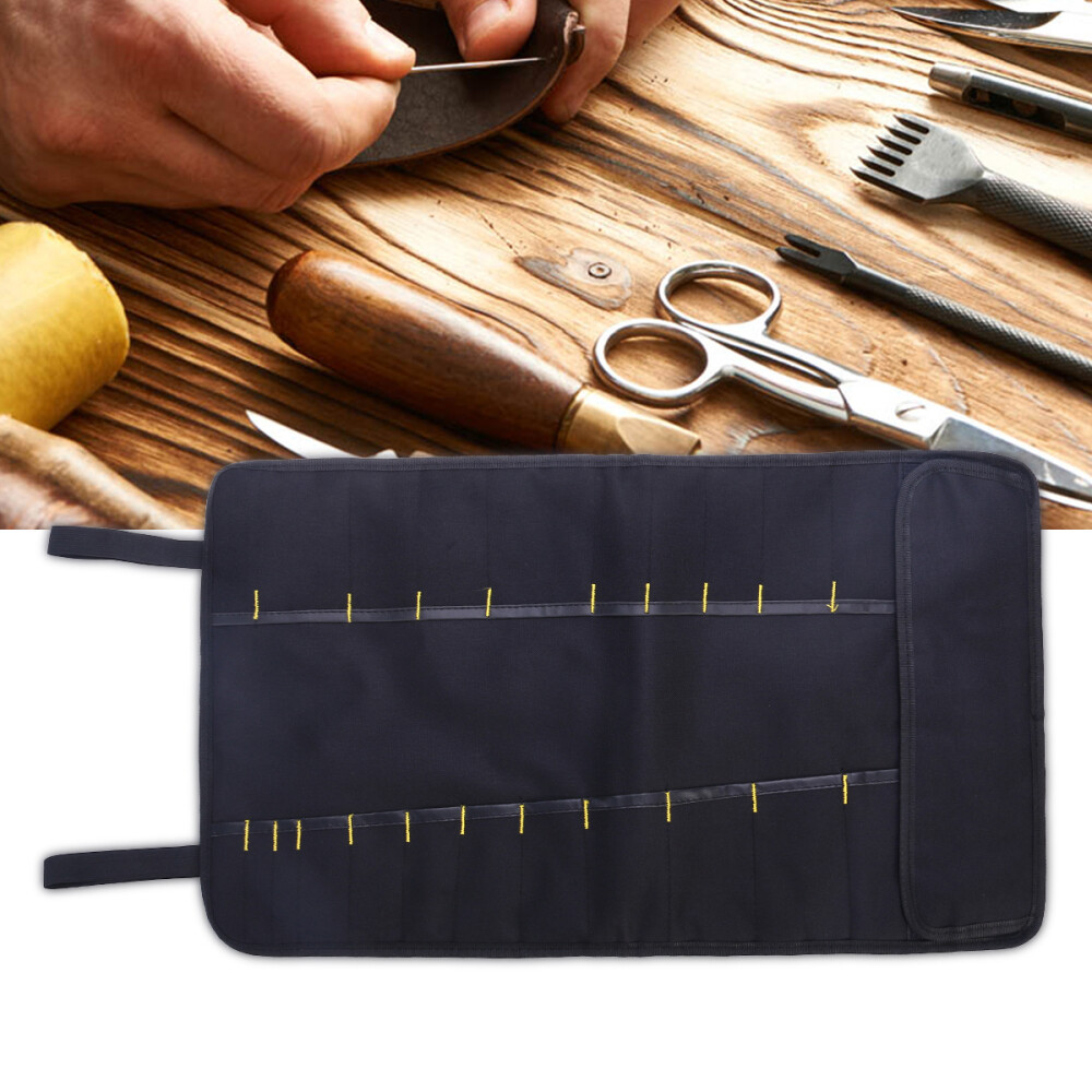 Tool Bags Men Canvas Wrench Pouch Mechanics Kit Pencil Case