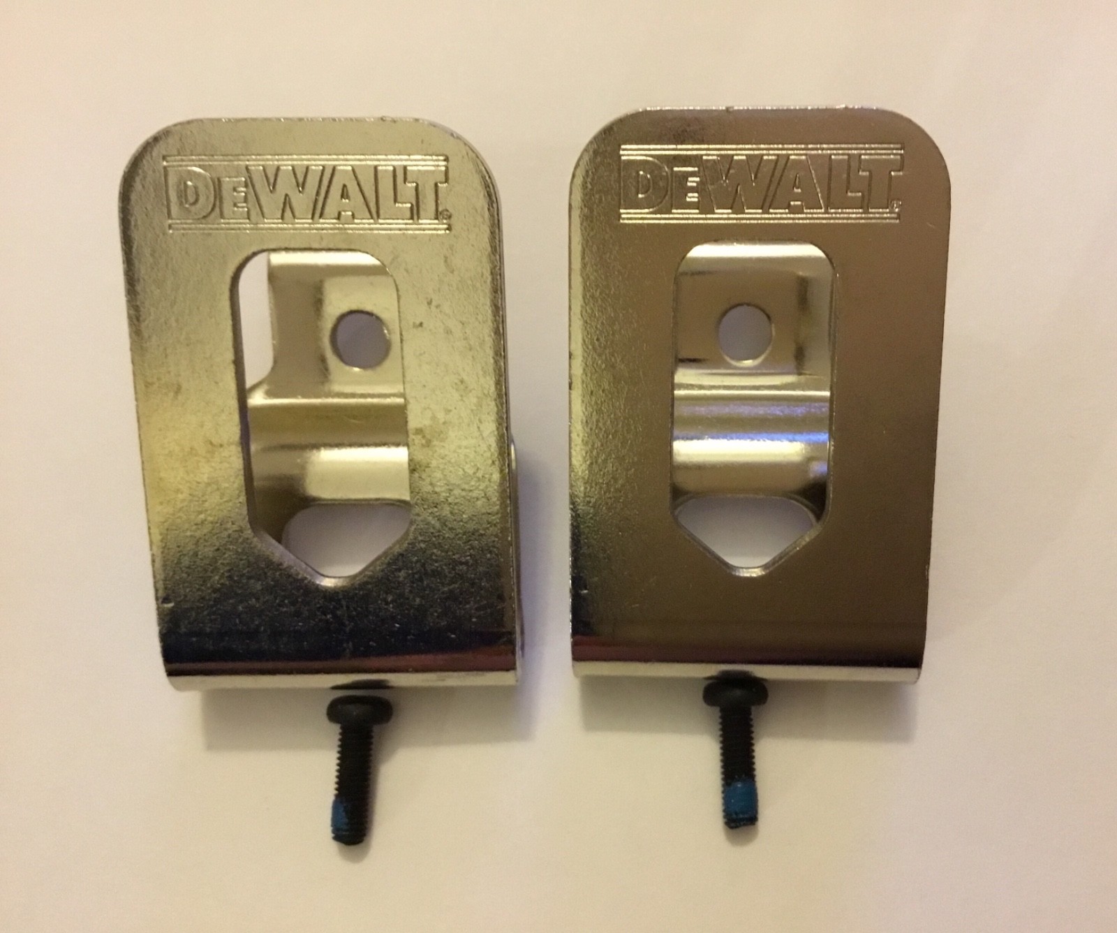 2 New Dewalt N268241 20V Belt Clips Hooks for DCF887, DCD996, DCF885, DCD771 etc