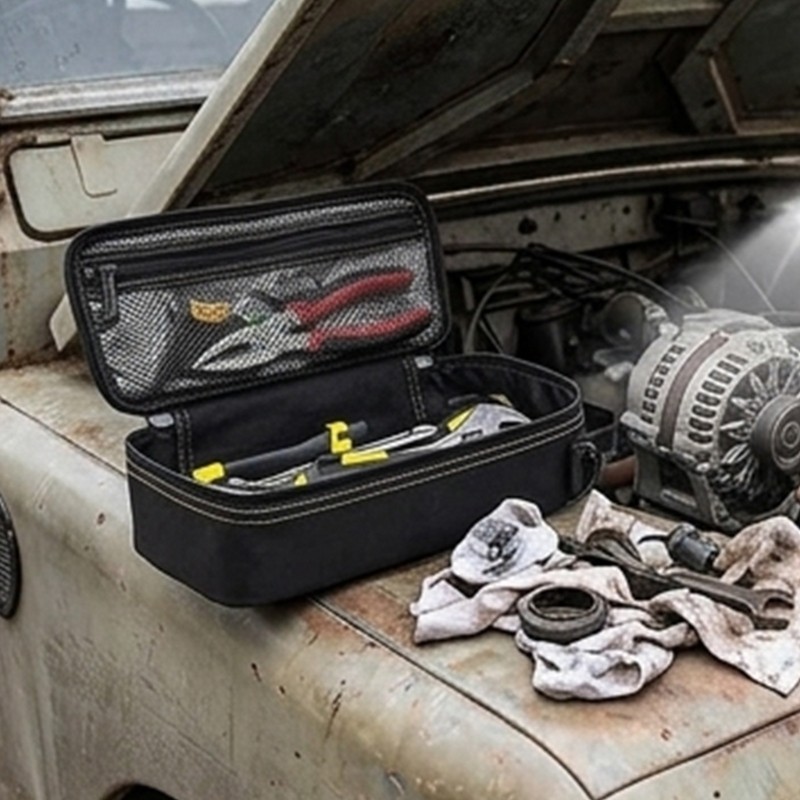 Space Saving Workshop Essential Bag with Reinforced Seams for Heavy Duty Use