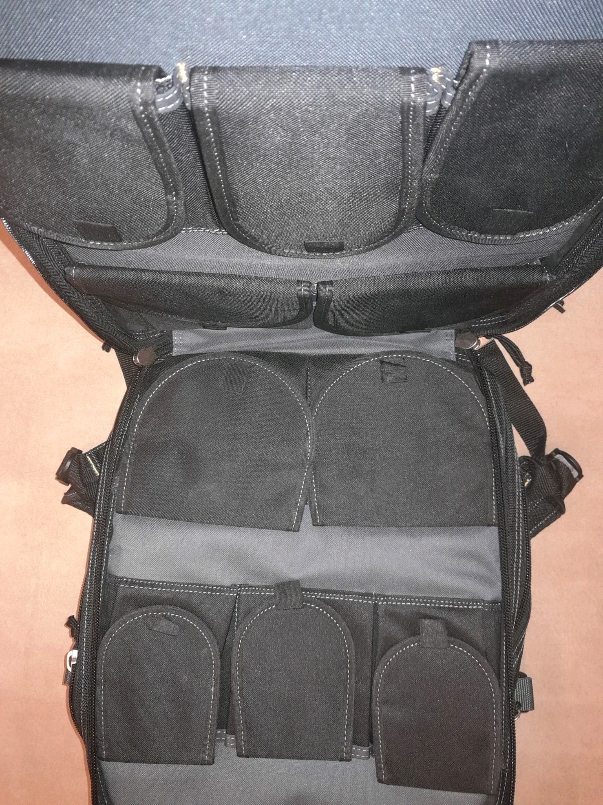 CLC Black Work Gear Leathercraft 1132 75-Pocket Tool Backpack New without Tag