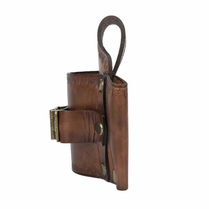 Leather 3-in-1 Tools Belt Carry Pouch Hammer Holster Tape Measure Holder-TOURBON