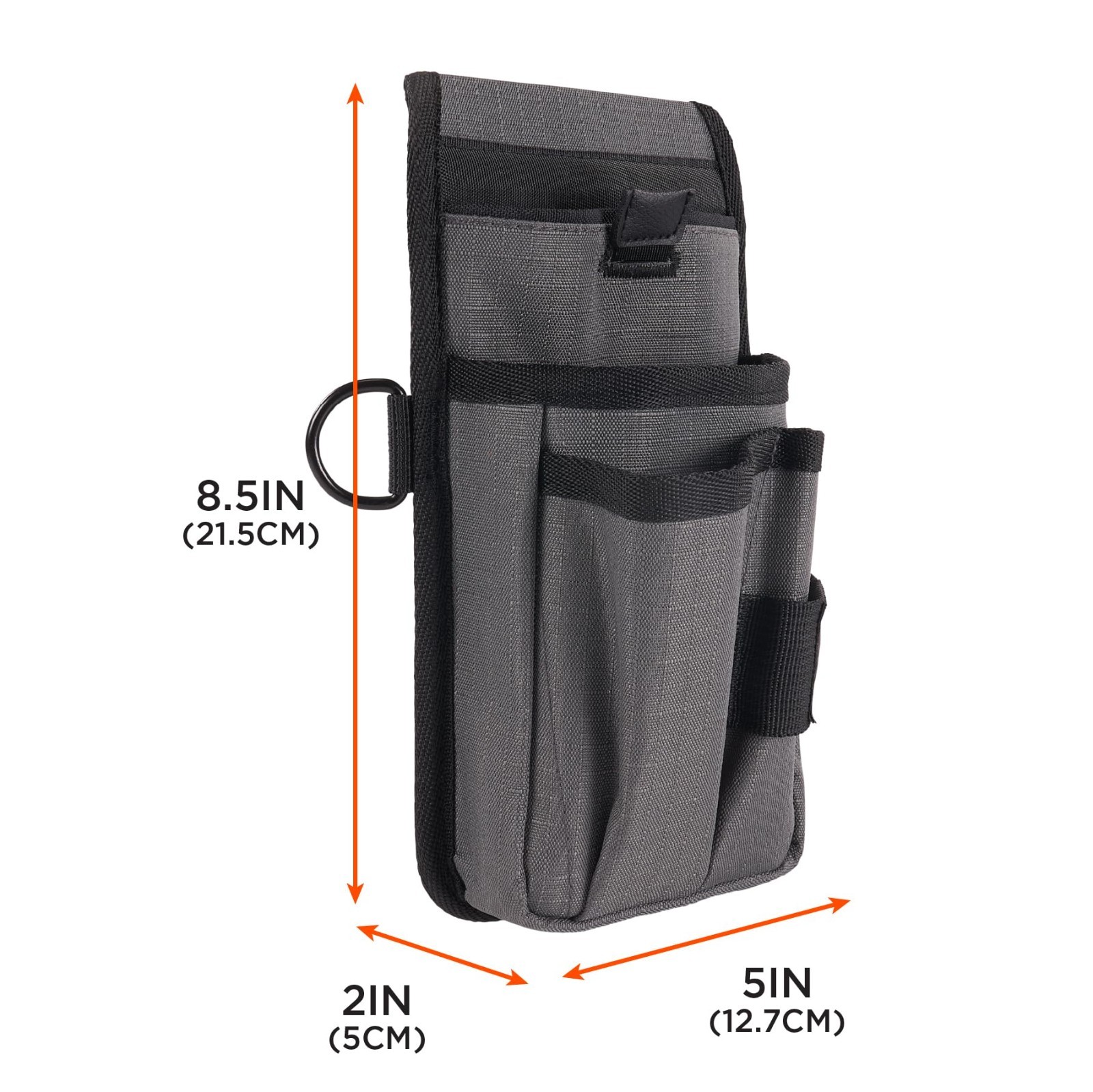 Utility Tool Pouch with Knife Holster, Scanner Holder & Cell Phone Pocket