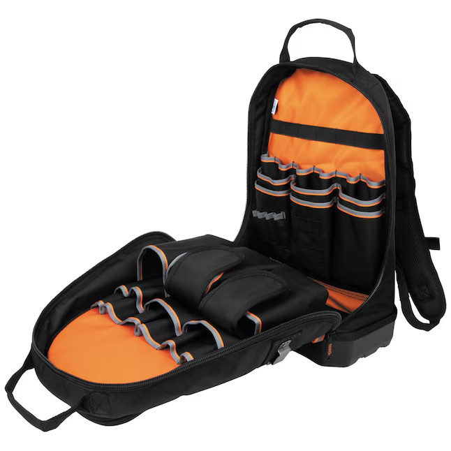 Klein Tools Tradesman Pro Backpack Tool Bag 39 Pockets 14″ Black (US STOCK)