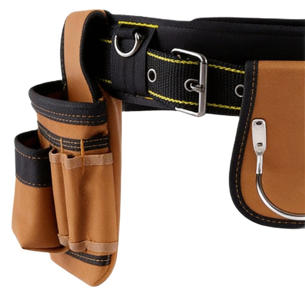 Oxford Tool Belt Carpenter Pouch Set Reinforced Stitching Extra-wide Belt Design