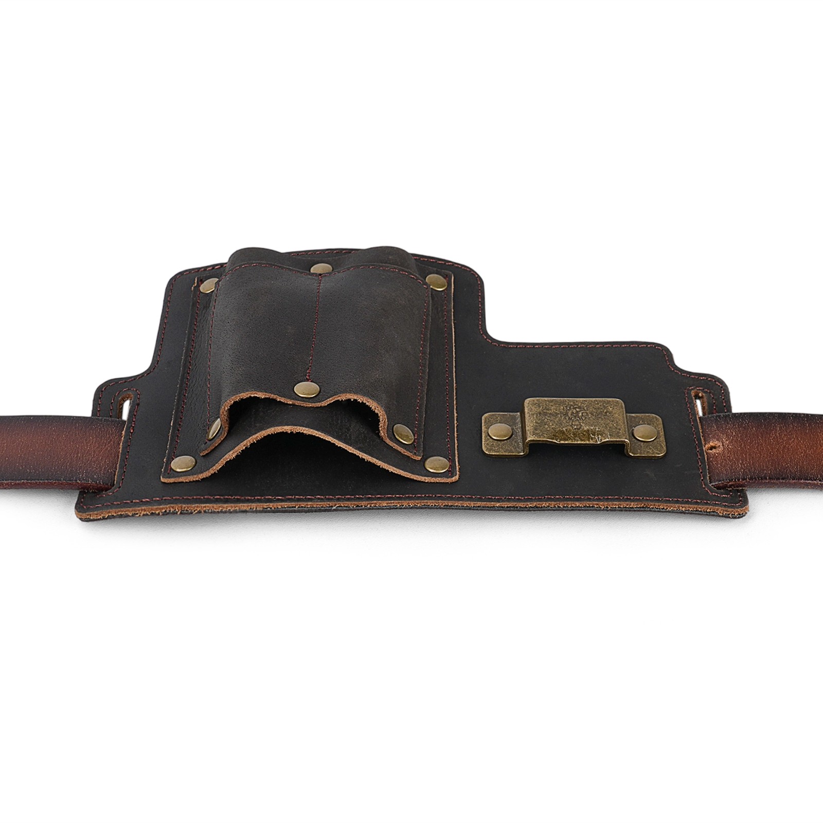 Tourbon Leather 4-in-1 Tool Pouch Electrician Framer Garden Belt Utility Bag
