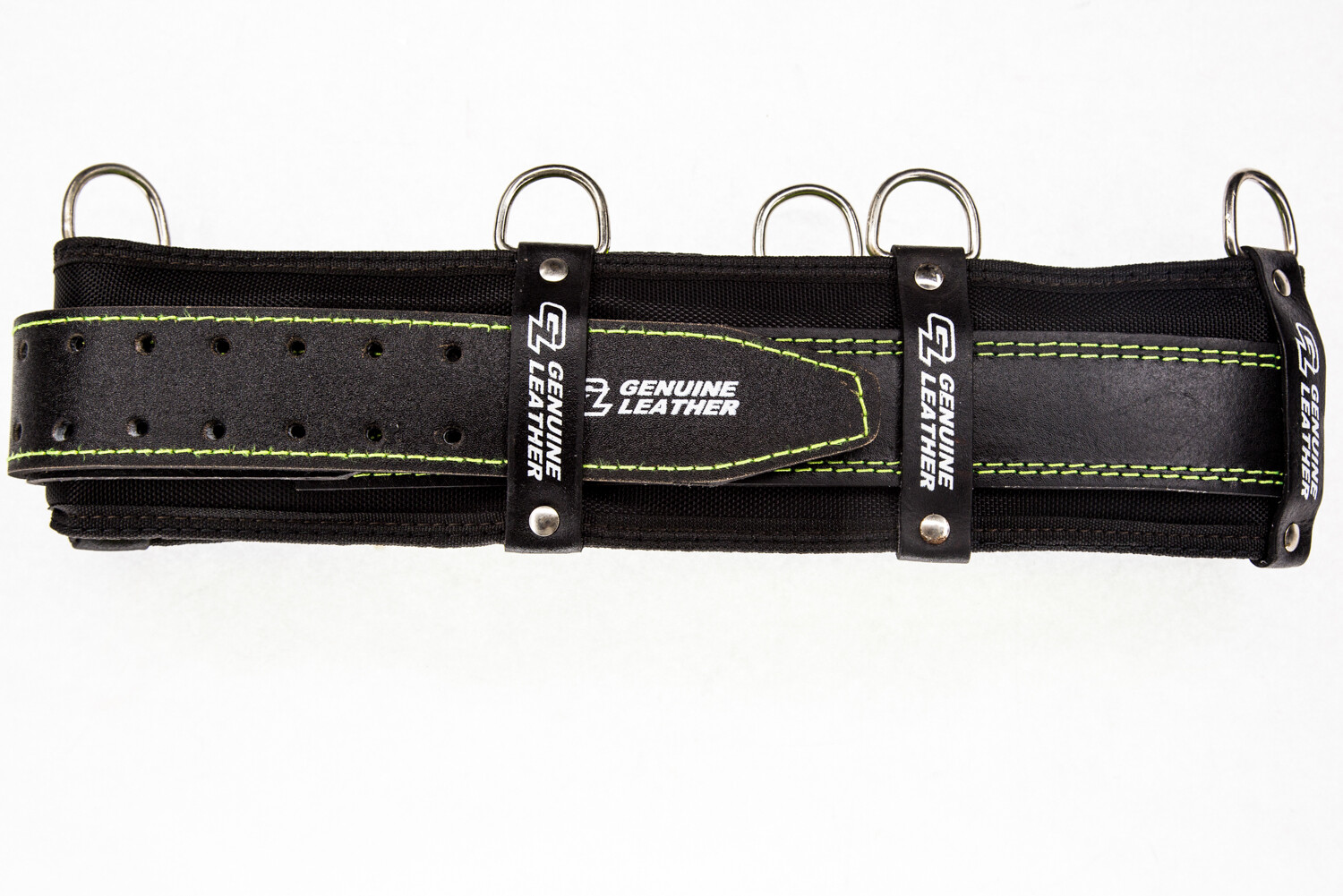 4″ in Heavy Duty Leather Work Tool Belt with Extra Foam Padded Fits upto 54″