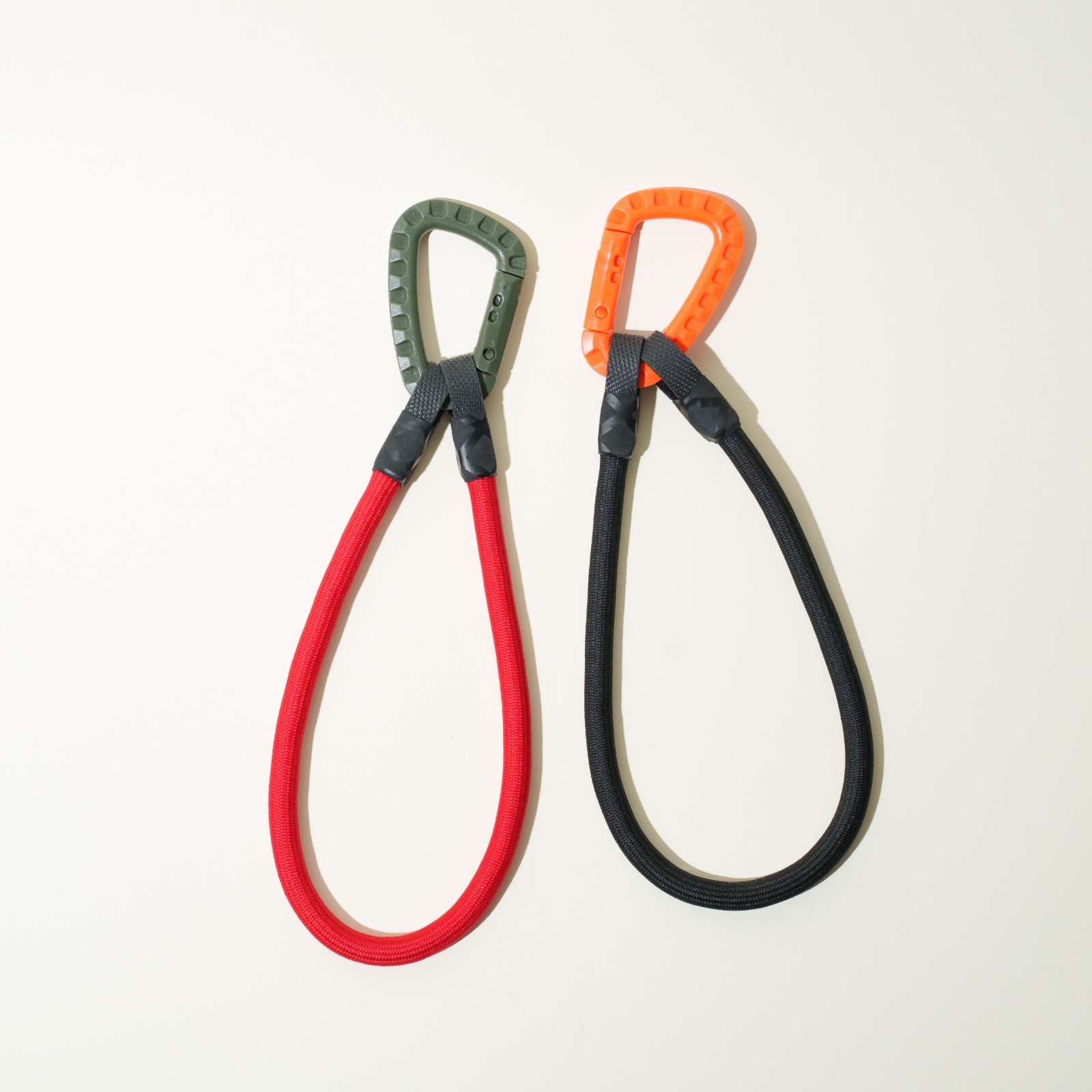 Handmade 2x 22” Gaffer Tape Holder Lanyard Red & Black Rope w/Carabiner