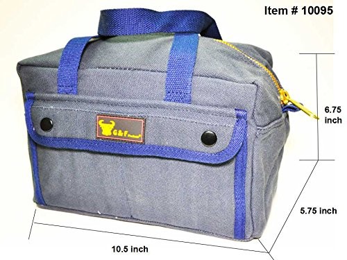Waxed Canvas Military Duffle Bag, Water-Resistant, Adjustable Strap, Double Z…