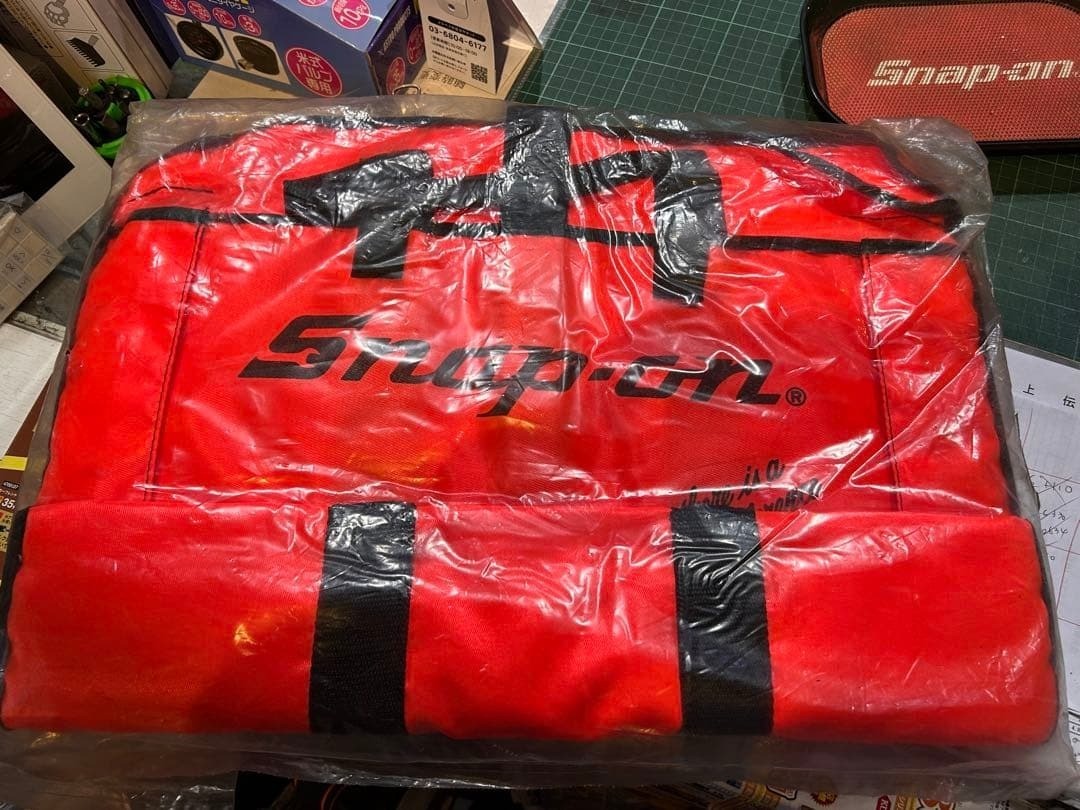 Snap On Snap-On tote bag orange 46cm x 33cm