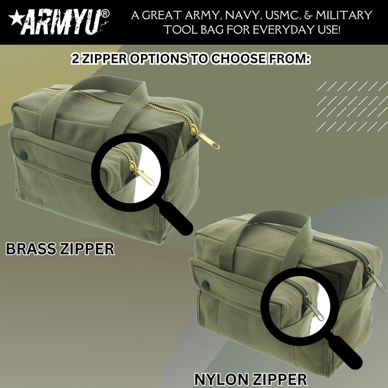 Heavy Duty Canvas Tool Bag Tactical Field Bag General Purpose Storage Bag