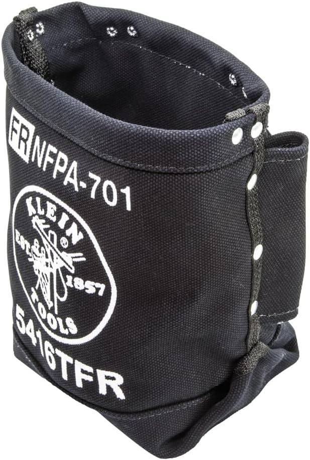 11×9.6×2.1 Inch Flame-Resistant Canvas Bolt Bag with Double Reinforced Bottom