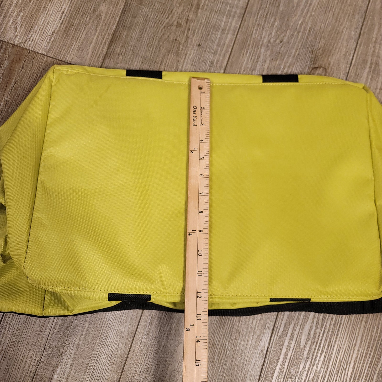 RYOBI X-Large 18″ x 12″ x 14″ Wide-Mouth Contractor Tool Storage Bag Neon Green