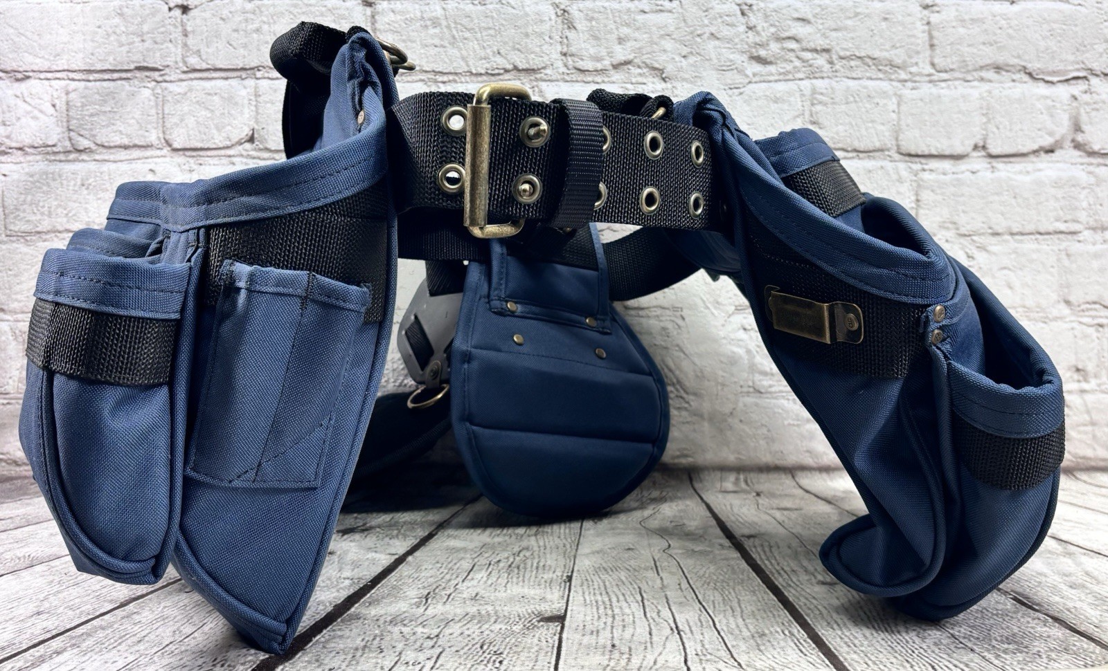 CLC 1614 Comfort Lift Tool Belt Suspenders Combo 5 Pc 23 Pocket Blue