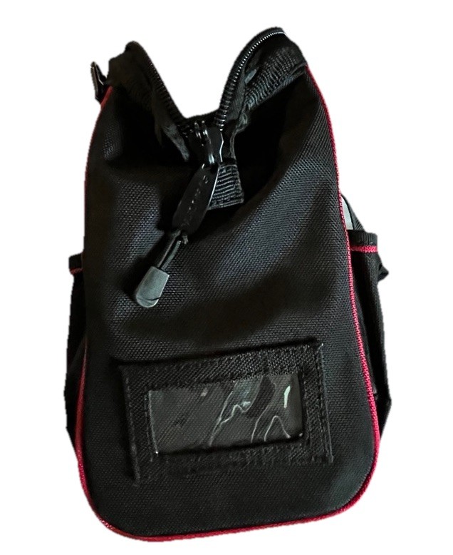 Husky Tool Bag Organizer Black Red Zip Top 13.5” Heavy Duty Contractor Tote