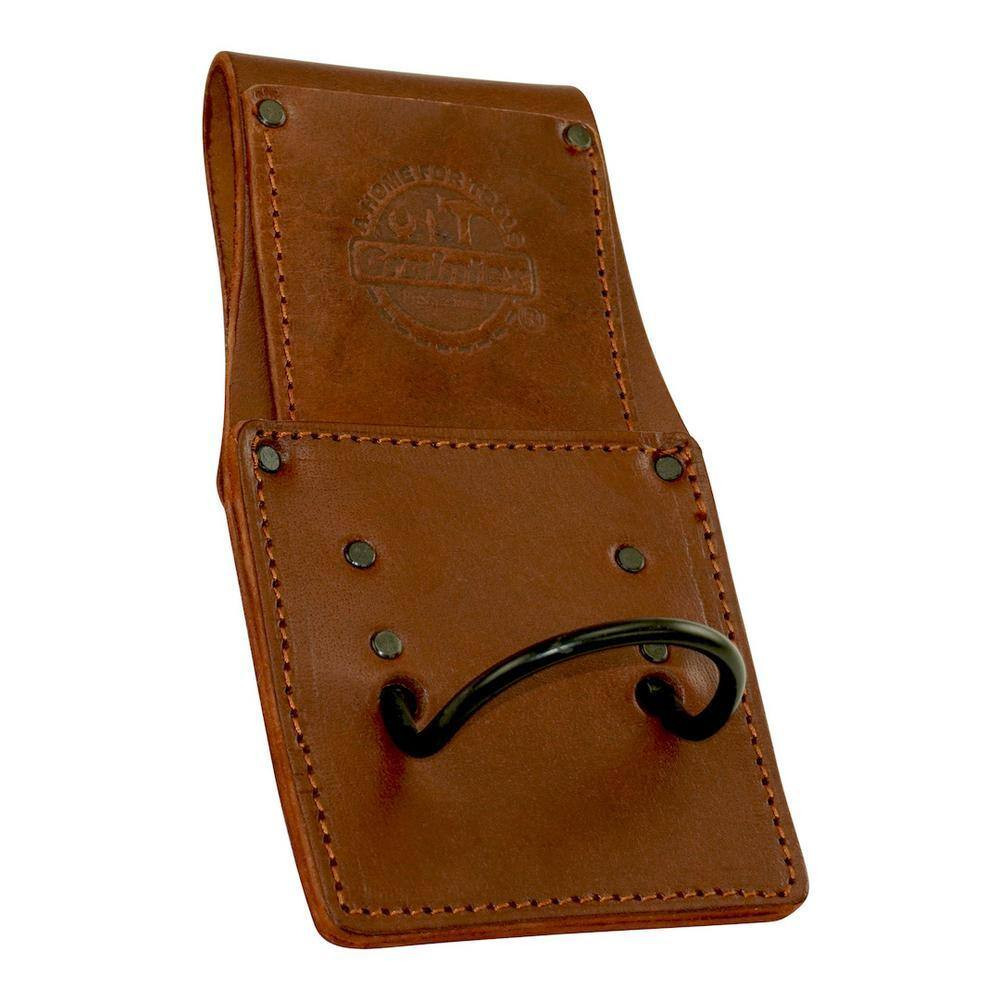 2 In. Ambassador Series Top Grain Brown Leather Hammer Holder