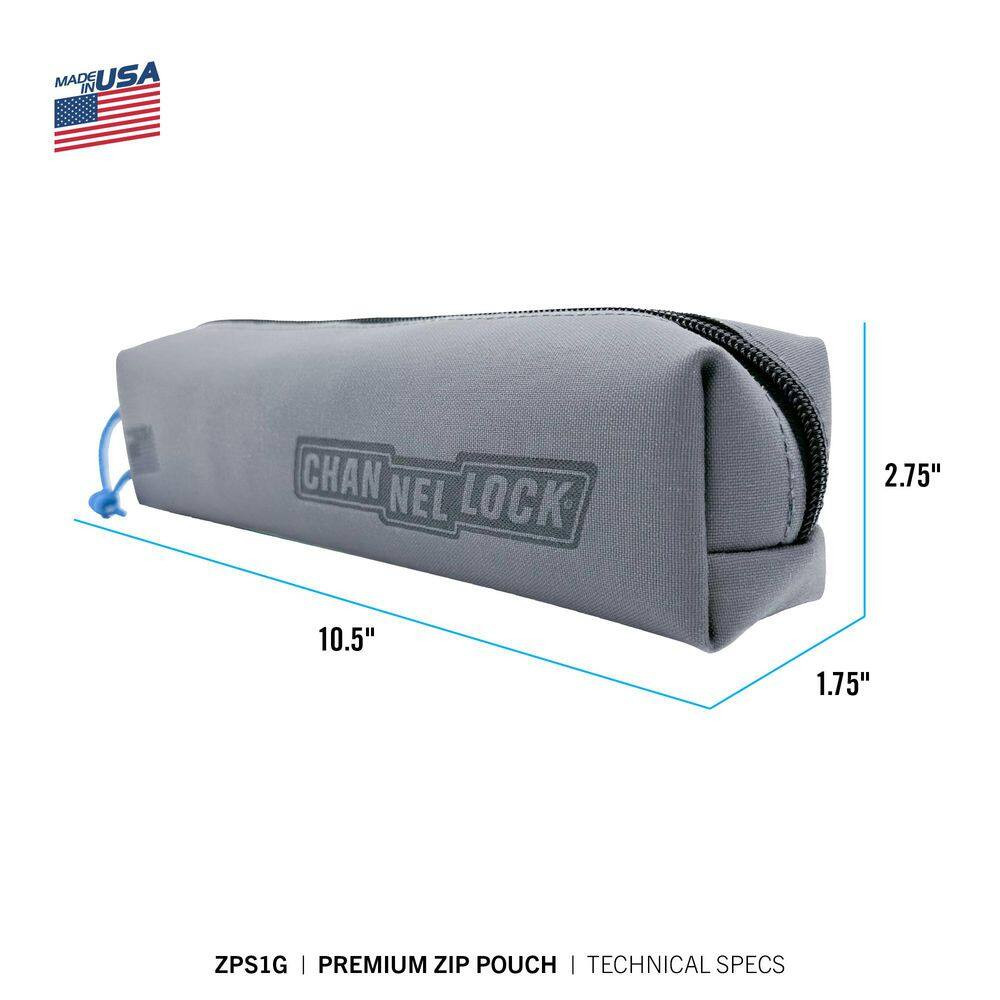10.5 In. Premium Single Zip Tool Pouch