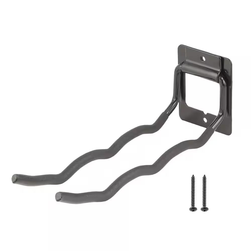 Husky Flip Up Tool Holder Heavy Duty Steel Wall Mount 50lb Garage Storage