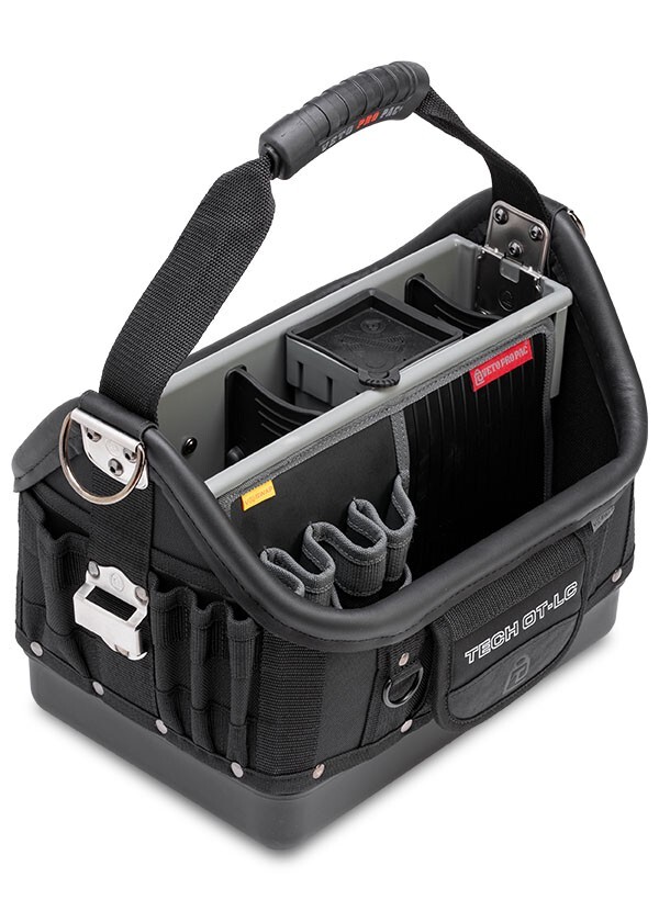 Veto Pro Pac TECH OT-LC BLACKOUT Open Top Tool Bag, VPP10790