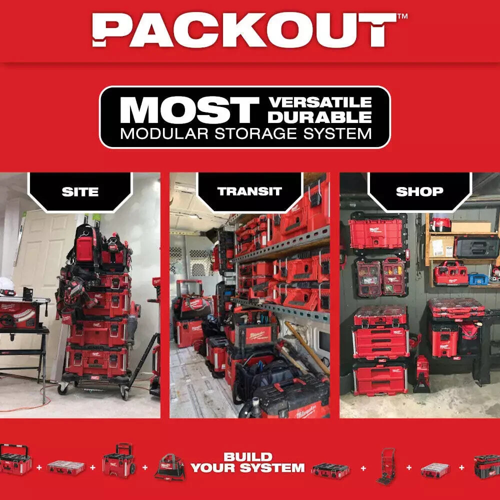 Milwaukee 48-22-8322 20-Inch Heavy Duty PACKOUT Polyester Carrying Tool Bag