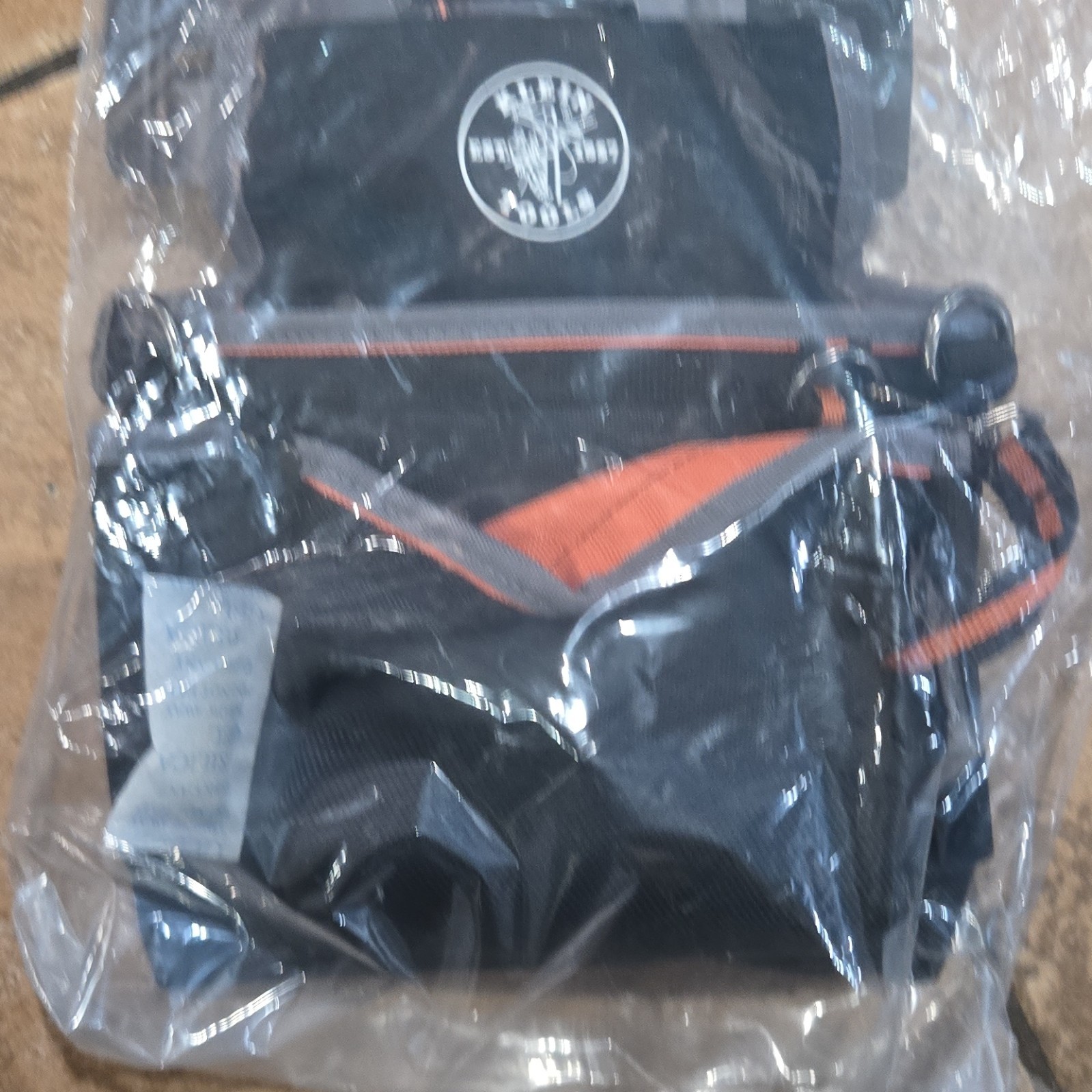 Klein Tools Tradesman Pro 15-Pocket Tool Pouch Black/Orange 1 Pack