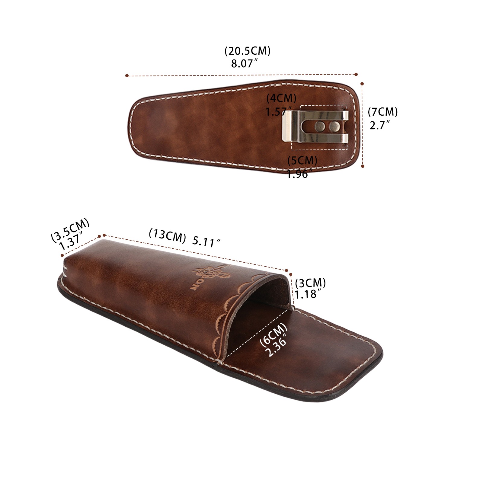 Tourbon Leather Plier Sheath Garden Tool Holder Shears Pruning Pouch Belt Clip