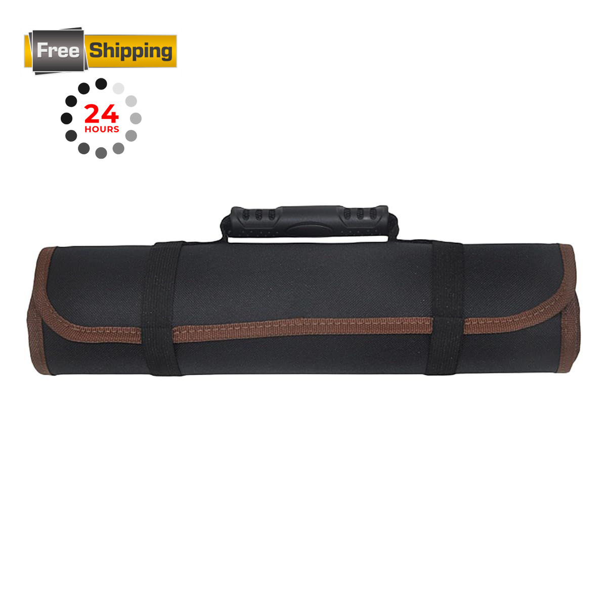 Tuxihapp 23 Pocket Car Tool Bag Roll Up 22.91 x 14.29 x inches, Black