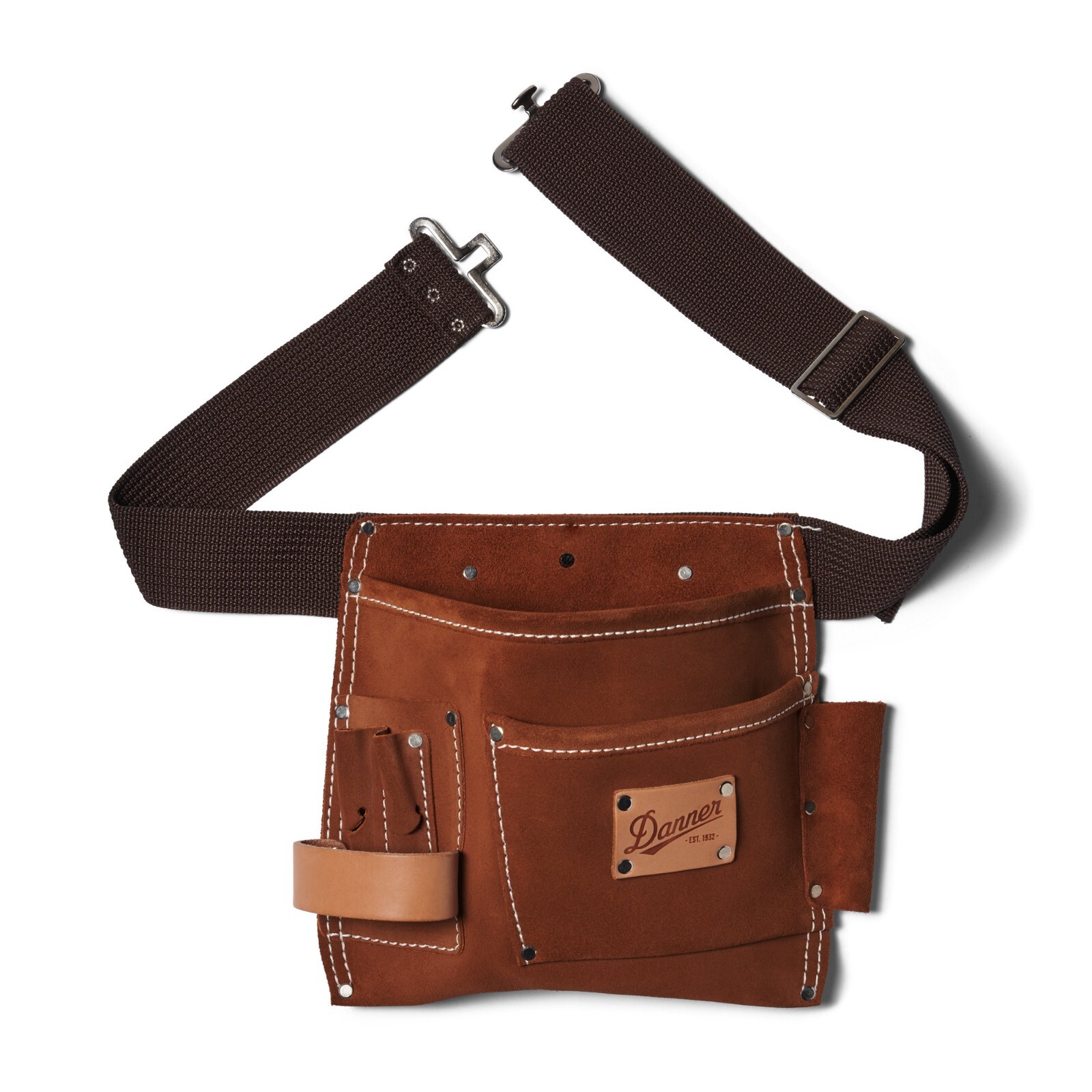 Danner Boots 90602 Unisex Suede/Natural Leather Tool Belt in Brown – Made in USA