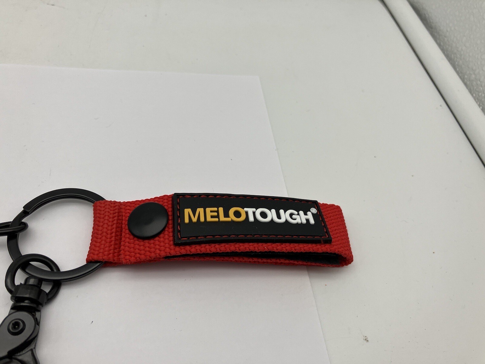 Tape Thong for Tool Belt Or Bag Electricians Tape Holder Chain Red Belts To 2.5″