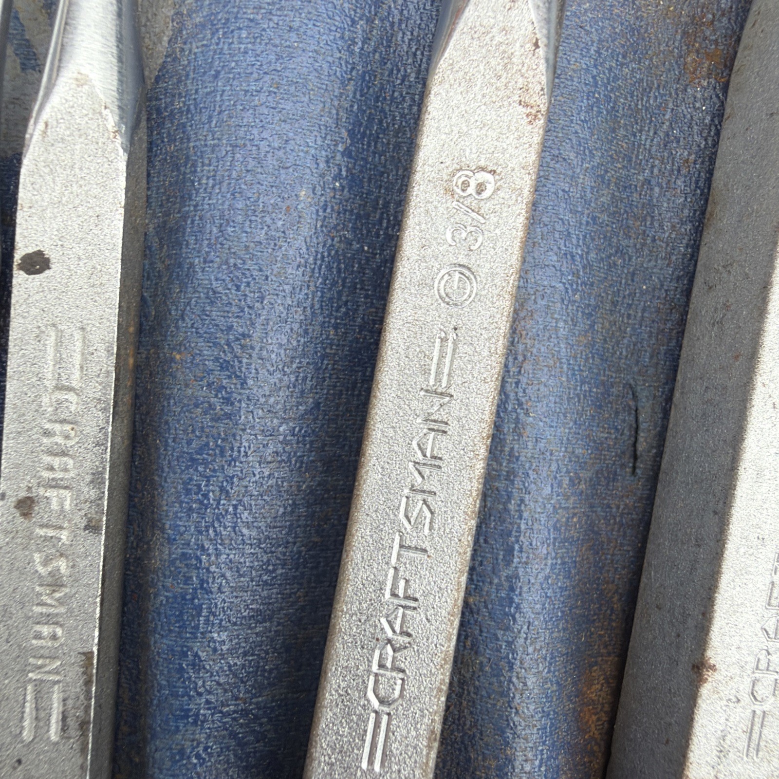Rare Sears Craftsman USA Rollup Pouch Punch Chisel Circle G Lectrolite See Notes