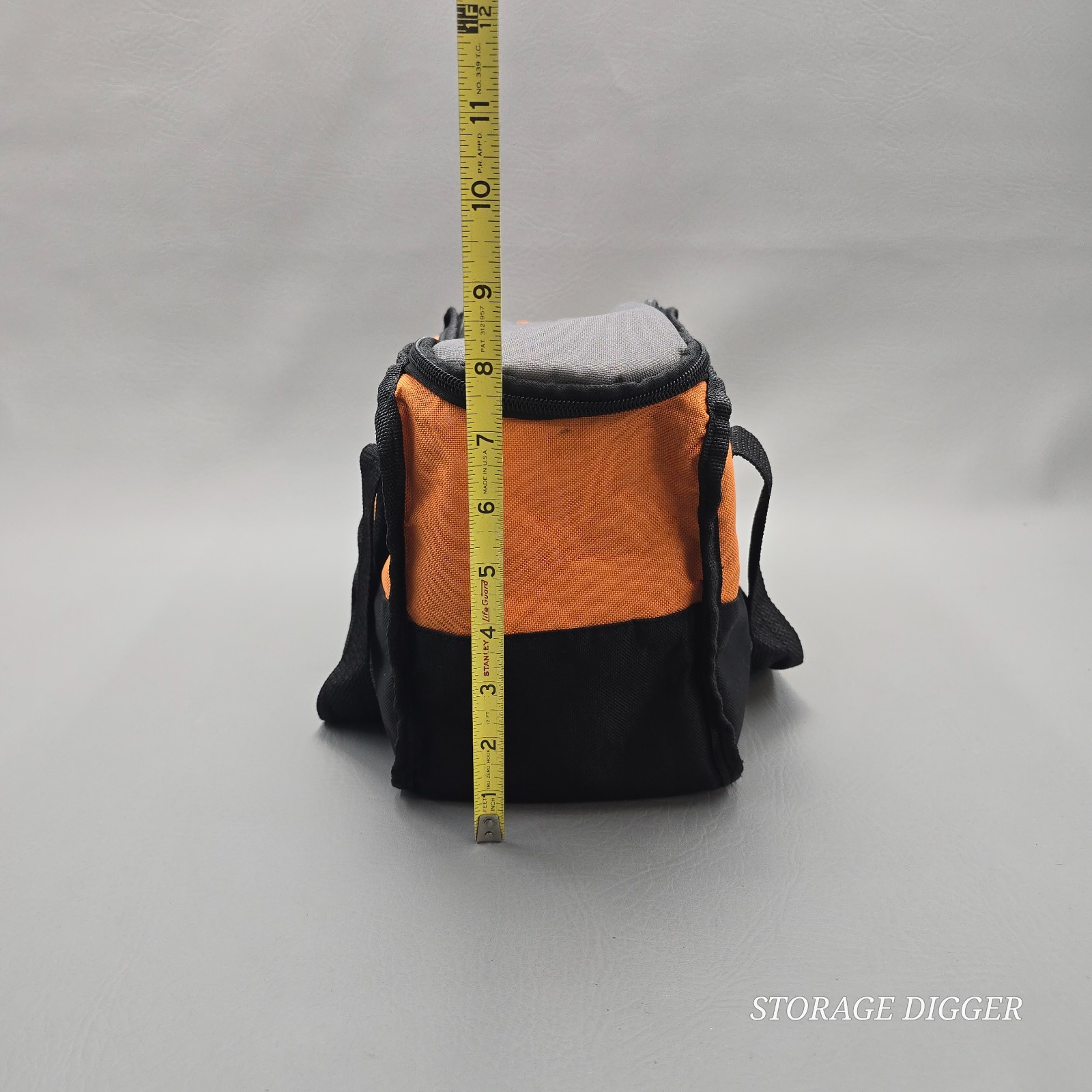 Ridgid Black Orange Heavy Duty Tool Storage Bag, Zip Closure, 11″ x 8″ x 6″