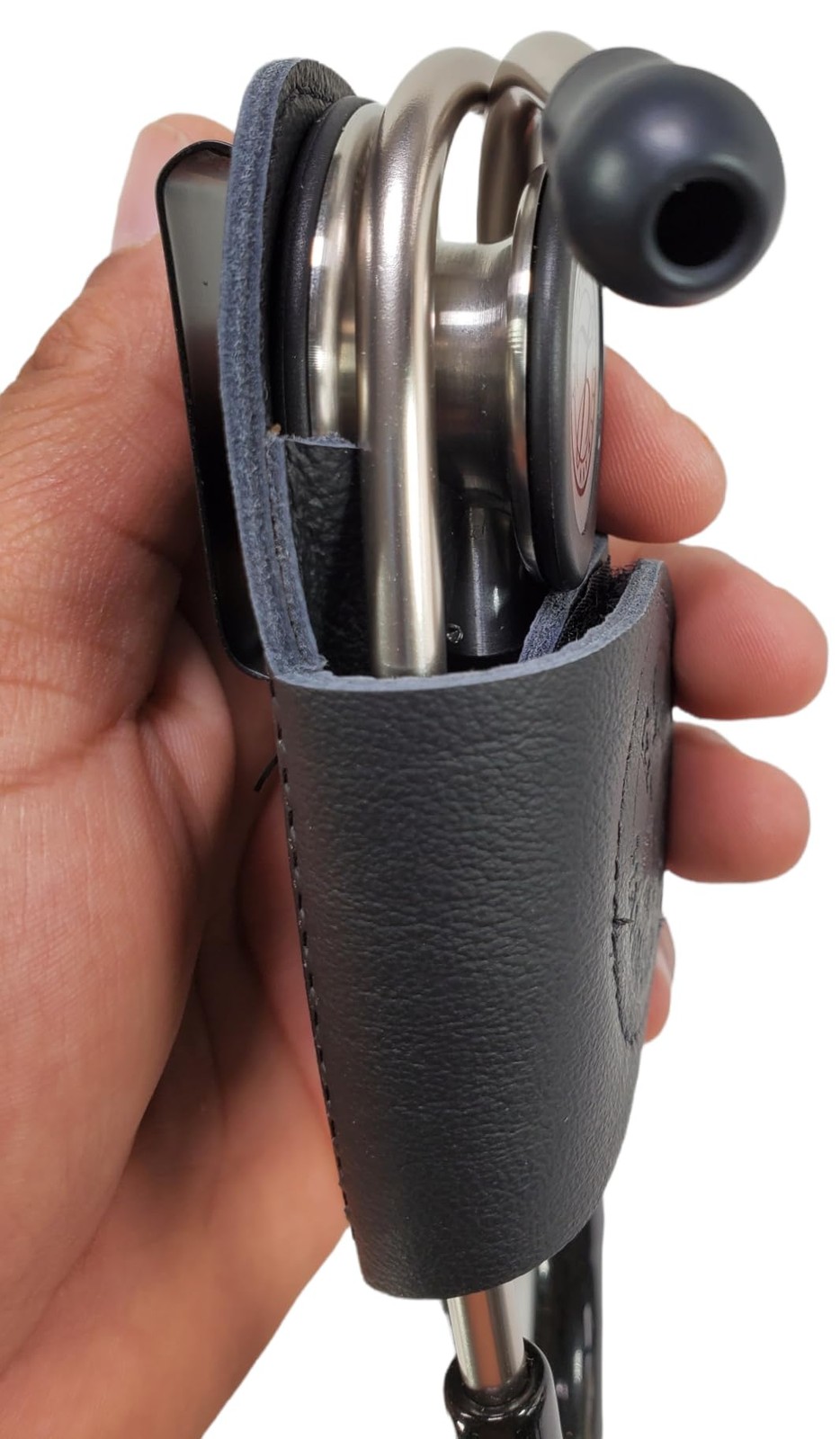 FLA Handmade in USA Stethoscope Holder Pro with Clip, PU Leather, Perfect for…