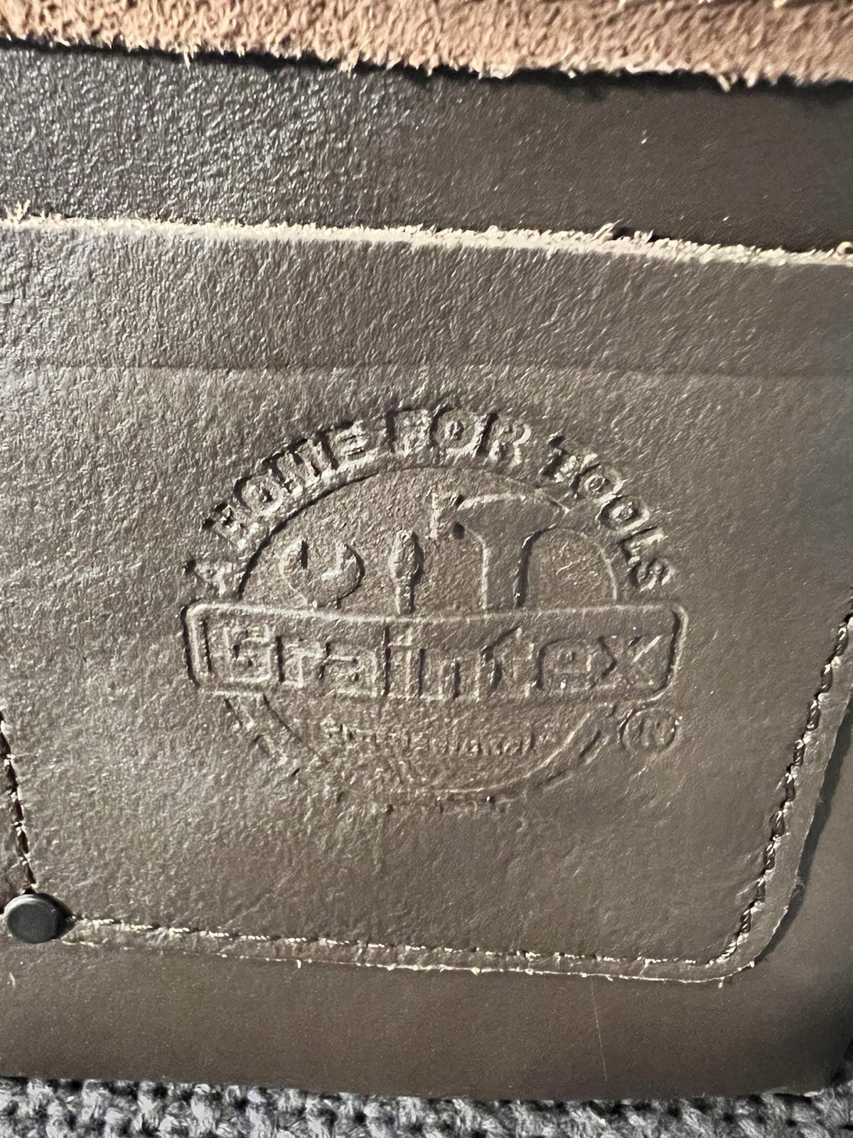 Graintex Leather Tool Pouch 5 Pocket Tanned Leather Brown Belt Pouch