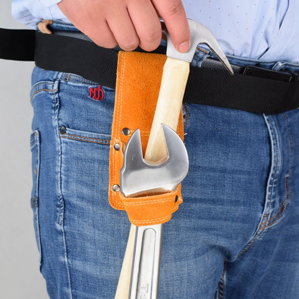 Hammer Holster Tool Holder Axe Belt Loop for Electricians Woodwork Wrench