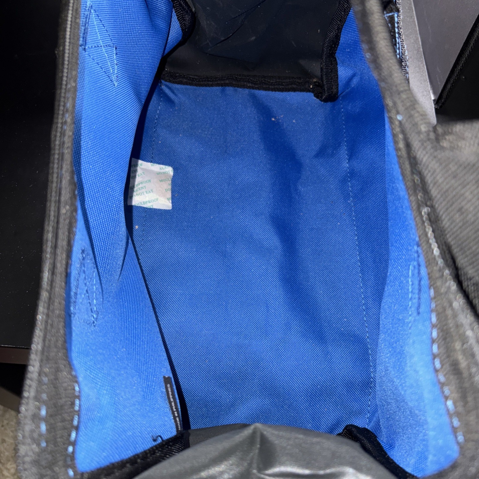 12″ Kobalt Black/blue Polyester 12-in W x 7-in D x 9-in L Tool bag – tool bag
