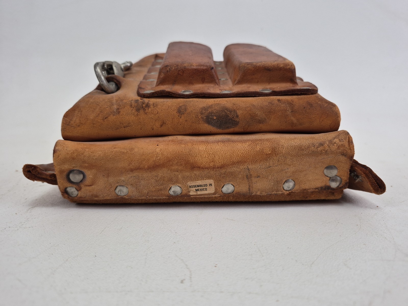 Klein Tools 5165 10 Pocket Leather Tool Pouch w/ Atchison 46″ Belt 46″
