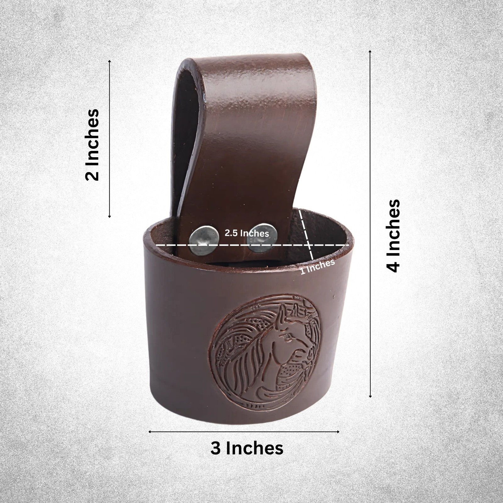 N! Axe Carrier with Belt Loop Thick Leather Cover for Hunting Camping and Hiking