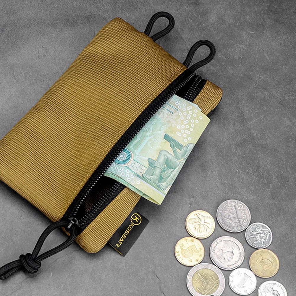 Wear-Resistant EDC Tool & Card Storage Bag Portable Organizer for Camping Hiking