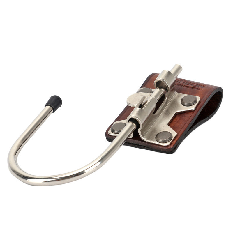 Tourbon Leather Tools Carrier J Hook Drill Trowel Power Cord Metal Belt Holster
