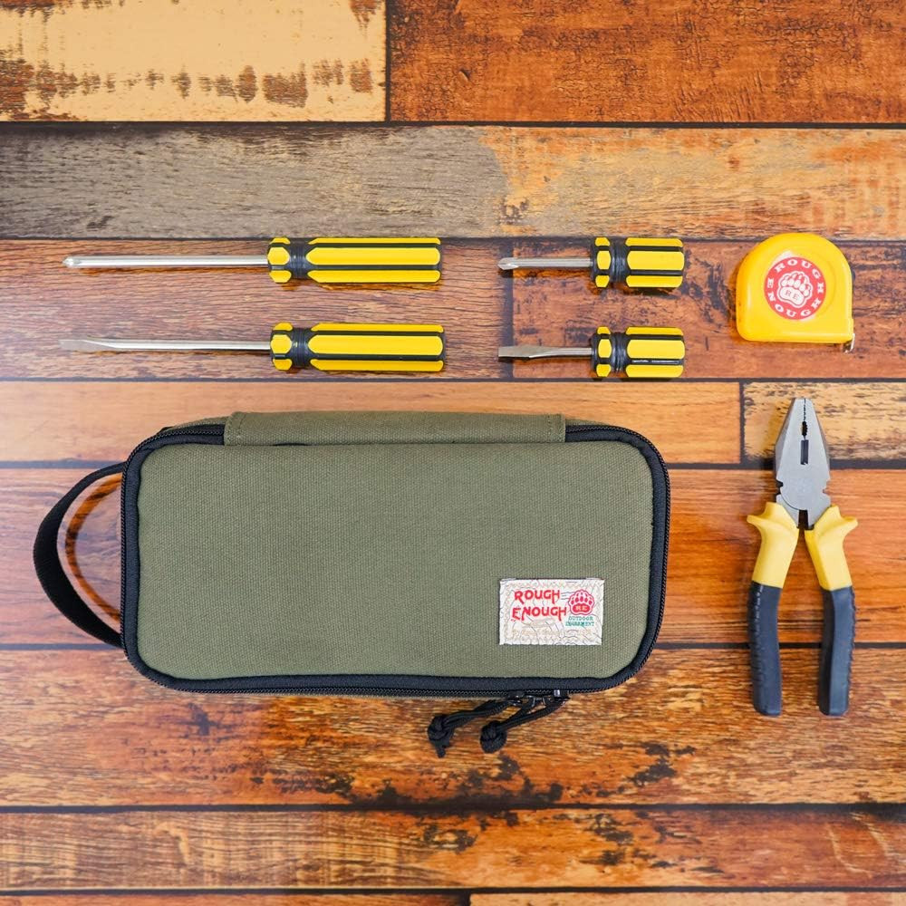 Rough Enough EDC Tool Bag Organizer with Handle – Portable Pouch
