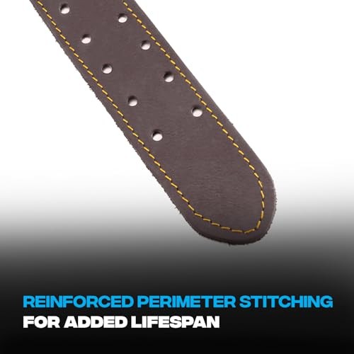 Pro Small/Medium 3″ Wide Full Grain Leather Tool Belt with 3″ Belt (S/M)
