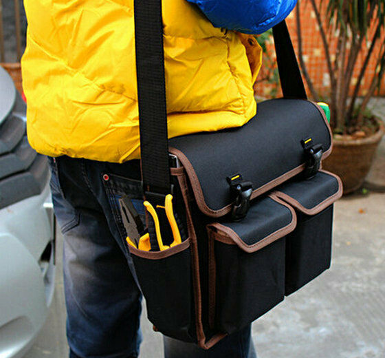 Multifunctional Hardware Kit Telecom Electrical Tool Bag Thicker Oxford Backpack