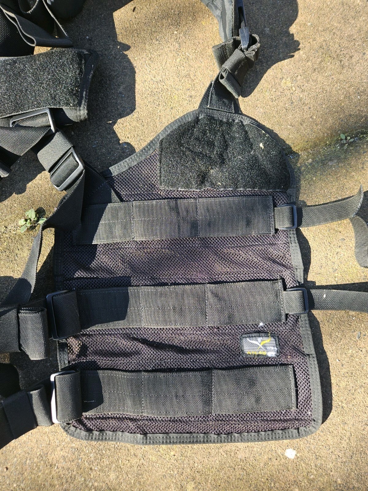 Atlas 46 Stratos Open Core Tool Vest Black With Main Tool Pouch
