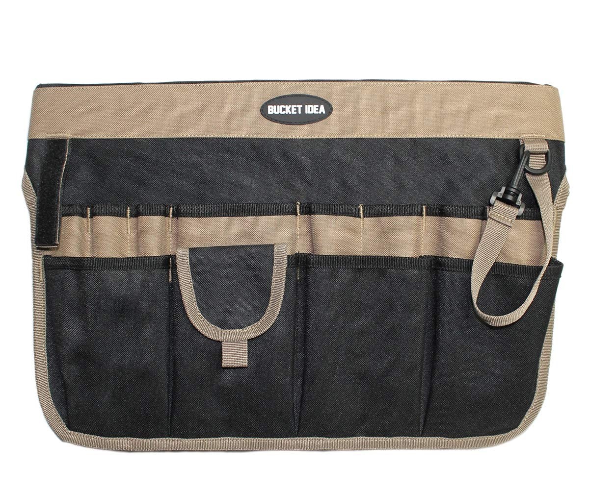 Bucket Tool Organizer With 35 Pockets Fits to 3.5-5 Gallon Bucket (Khaki)