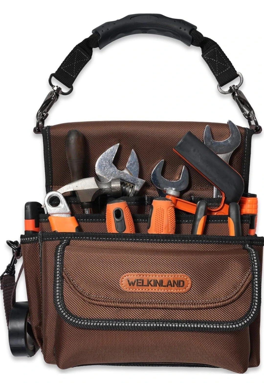 WELKINLAND 10-Pockets Electrician Pouch Tools Belts Heavy Duty