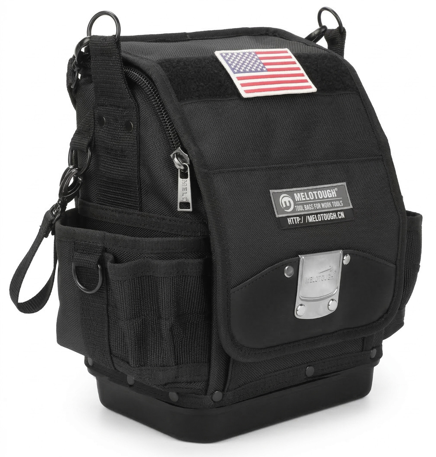 Professional Technician Tool Bag 1680D Waterproof Base 44-Pocket Organizer