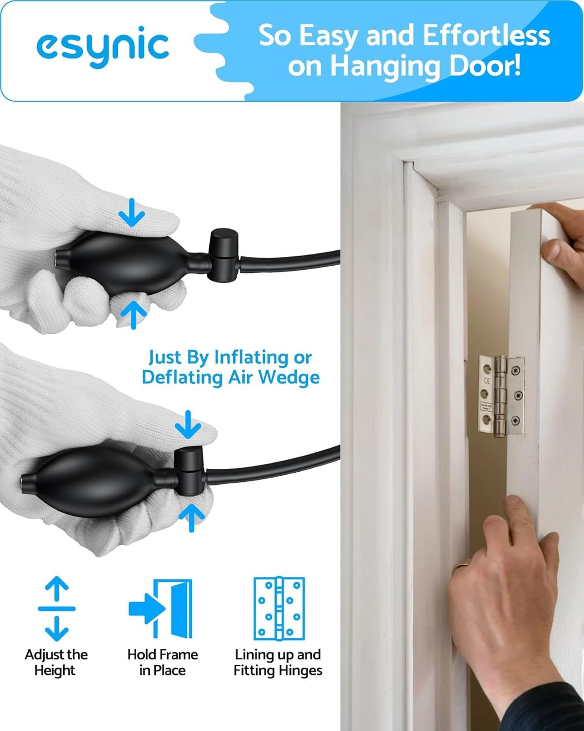 Portable Air Wedge Pump Bag for Door Window Leveling Installation Tool